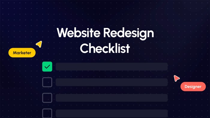 Website Redesign Checklist