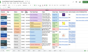 Developing a Social Media Posting Schedule