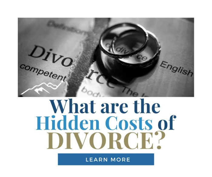 Financial implications of divorce